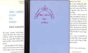 "Mrs. 'Arris Goes To Paris" 1958 GALLICO, Paul (SOLD)