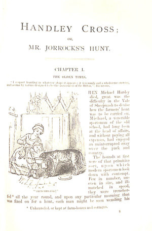 "Handley Cross; Or, Mr. Jorrocks's Hunt" 1926 SURTEES, Robert S.