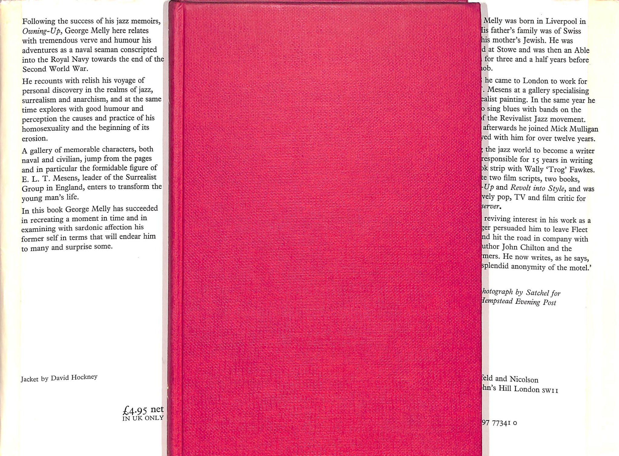 "Rum, Bum And Concertina" 1977 MELLY, George (INSCRIBED)