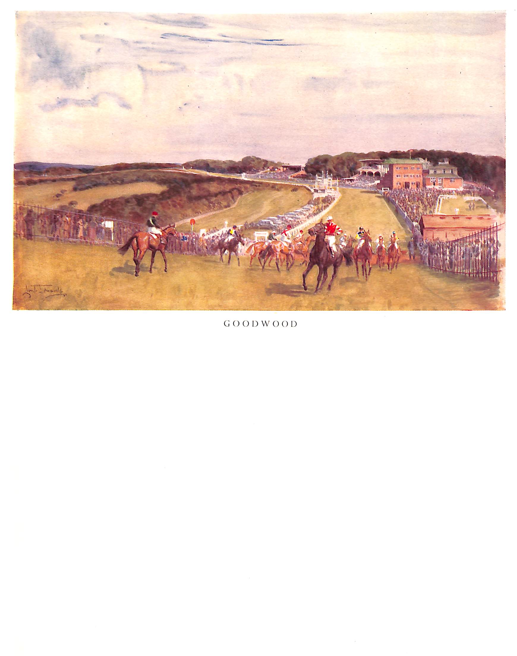 "British Racecourses" 1951 CURLING, B.W.R.