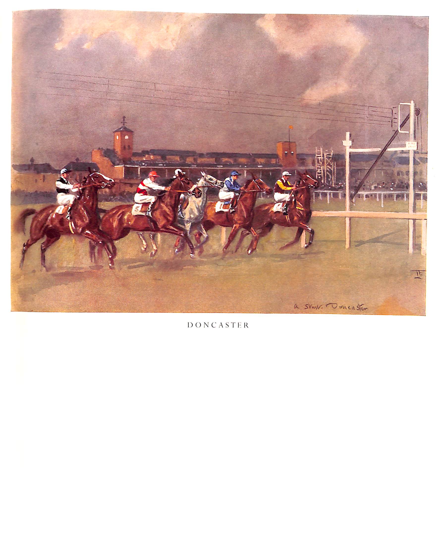 "British Racecourses" 1951 CURLING, B.W.R.
