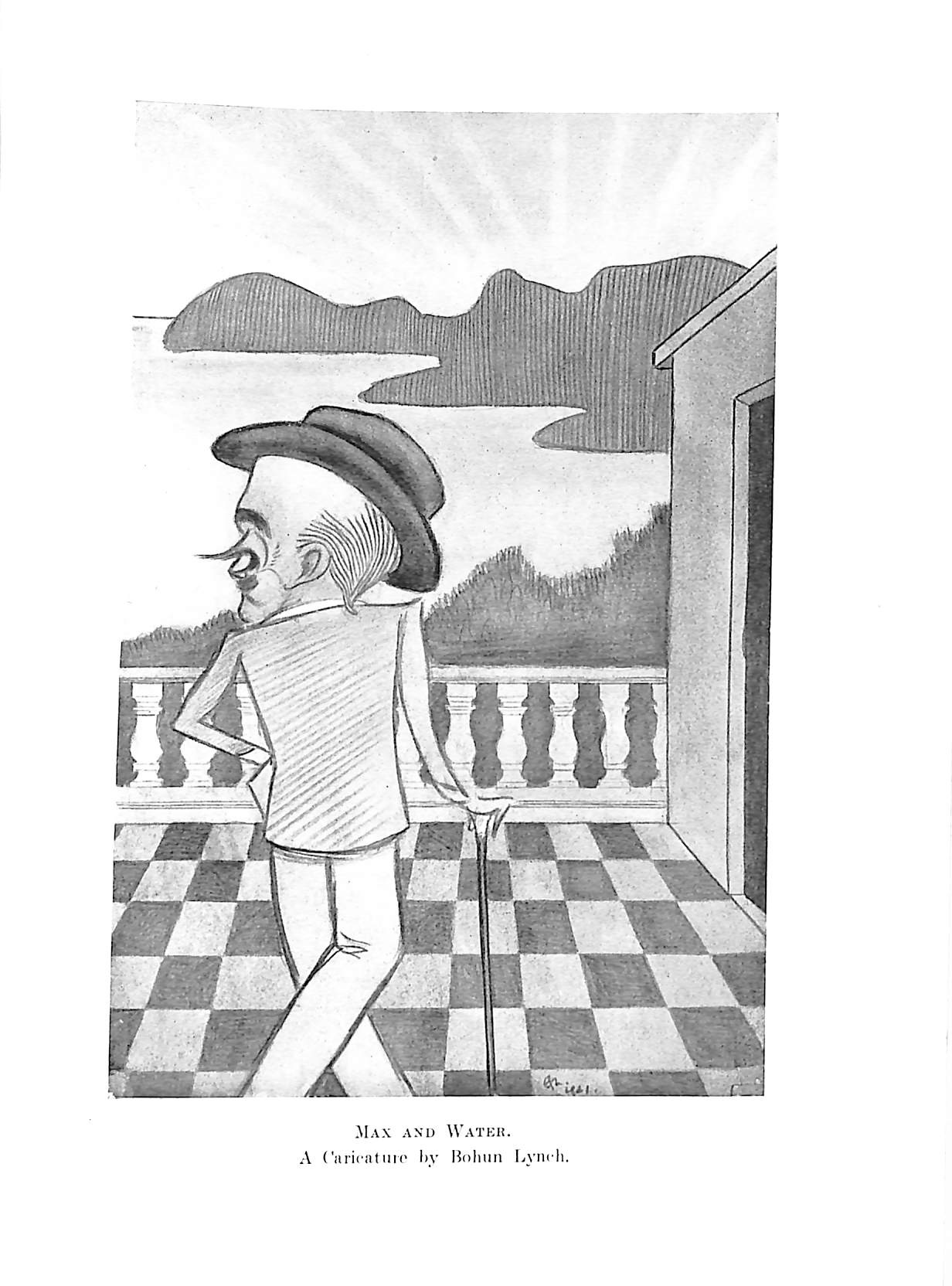 "Max Beerbohm In Perspective" 1921 LYNCH, Bohun