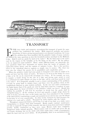 "British Sports And Sportsmen: Modern Commerce Transport Motoring And Aviation" 1935