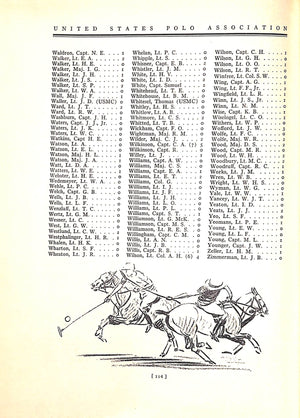 United States Polo Association 1934 Yearbook
