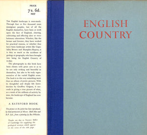 "English Country" 1952 GRIGSON, Geoffrey [introduction by]
