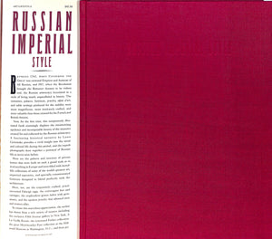 "Russian Imperial Style" 1990 CERWINSKE, Laura
