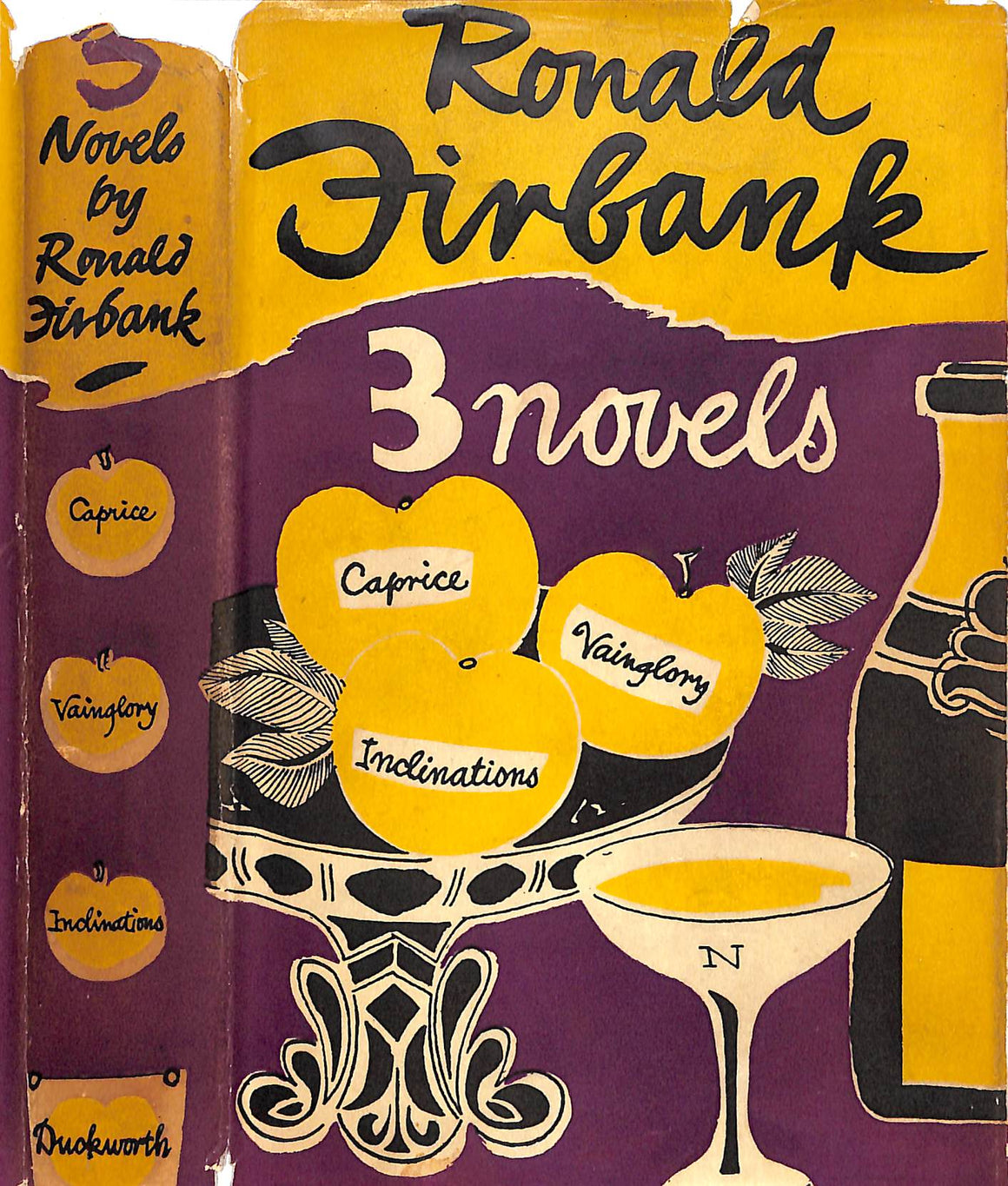 "Three Novels Vainglory Inclinations Caprice" 1950 FIRBANK, Ronald