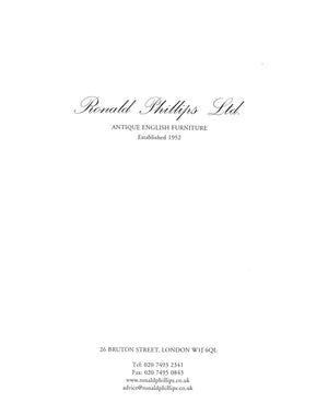 "Antique English Furniture Catalogue" Ronald Phillips Ltd 2009