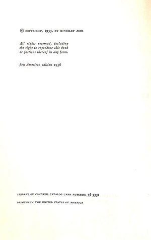"That Uncertain Feeling" 1956 AMIS, Kingsley (SOLD)