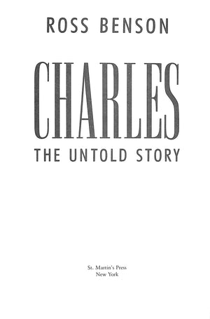 "Charles: The Untold Story" 1993 BENSON, Ross