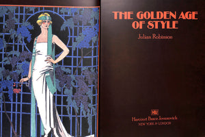 "The Golden Age Of Style: Art Deco Fashion Illustration" 1976 ROBINSON, Julian