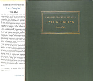 "English Country Houses: Late Georgian 1800-1840" 1958 HUSSEY, Christopher