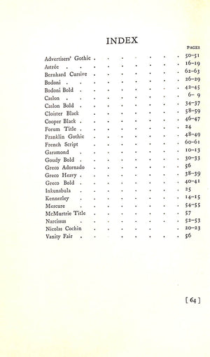 "Alphabets: A Manual Of Letter Design" 1930 MCMURTRIE, Douglas C.