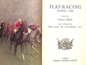 "Flat-Racing Since 1900" 1950 BLAND, Ernest