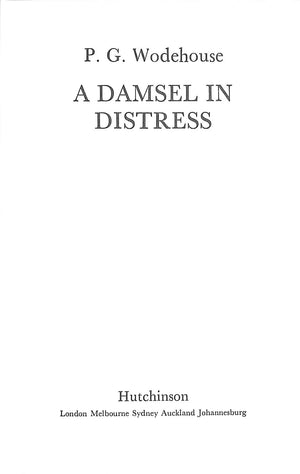 "A Damsel In Distress" 1982 WODEHOUSE, P.G.