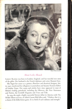 "The Game Of Hearts: Harriette Wilson's Memoirs" 1955 BLANCH, Lesley