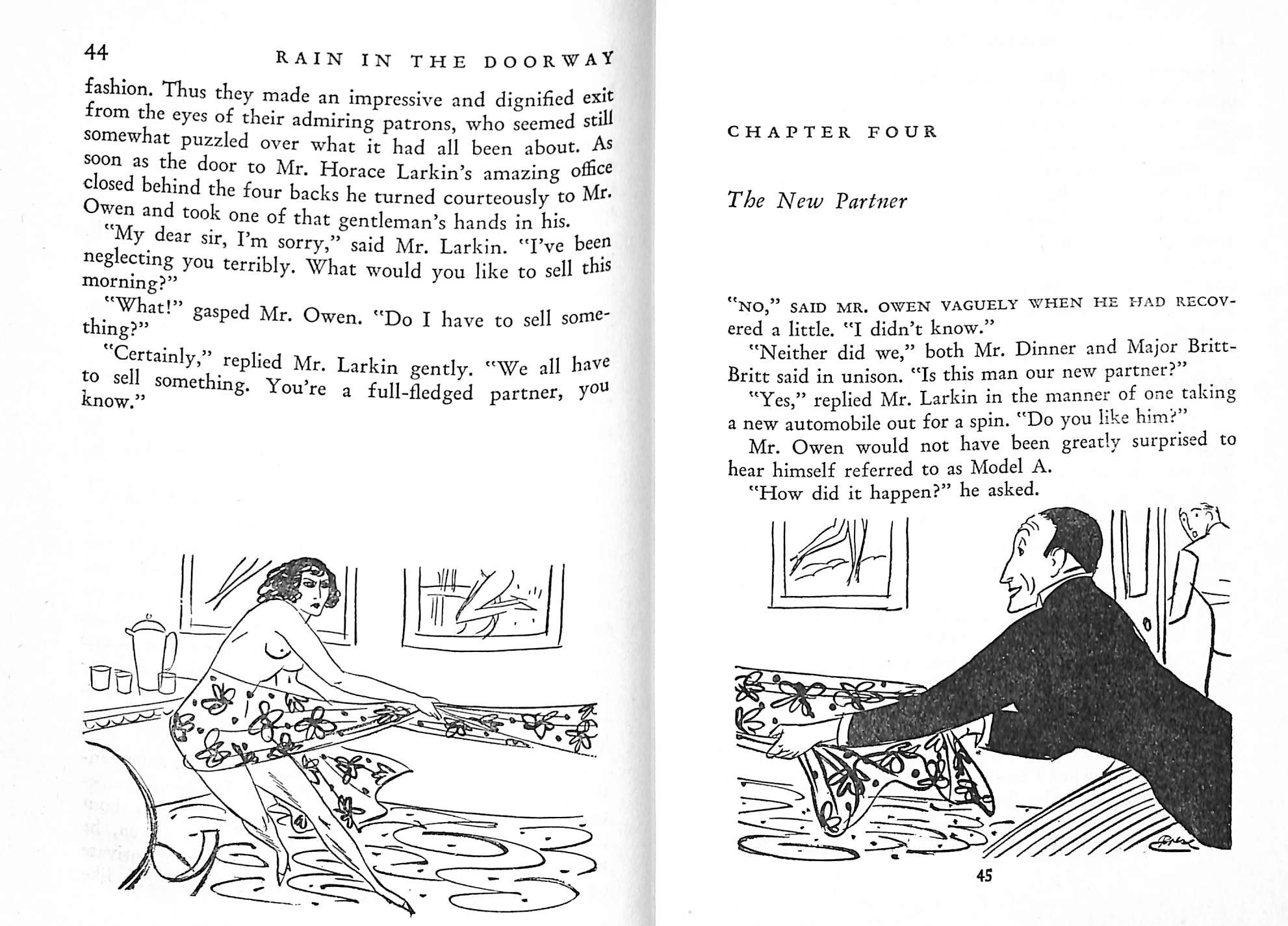 "Rain In The Doorway" 1933 SMITH, Thorne