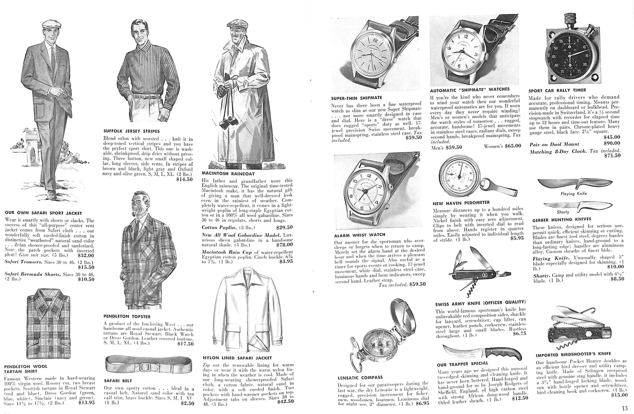 Abercrombie & Fitch Fall Book 1956 Hunting Catalog