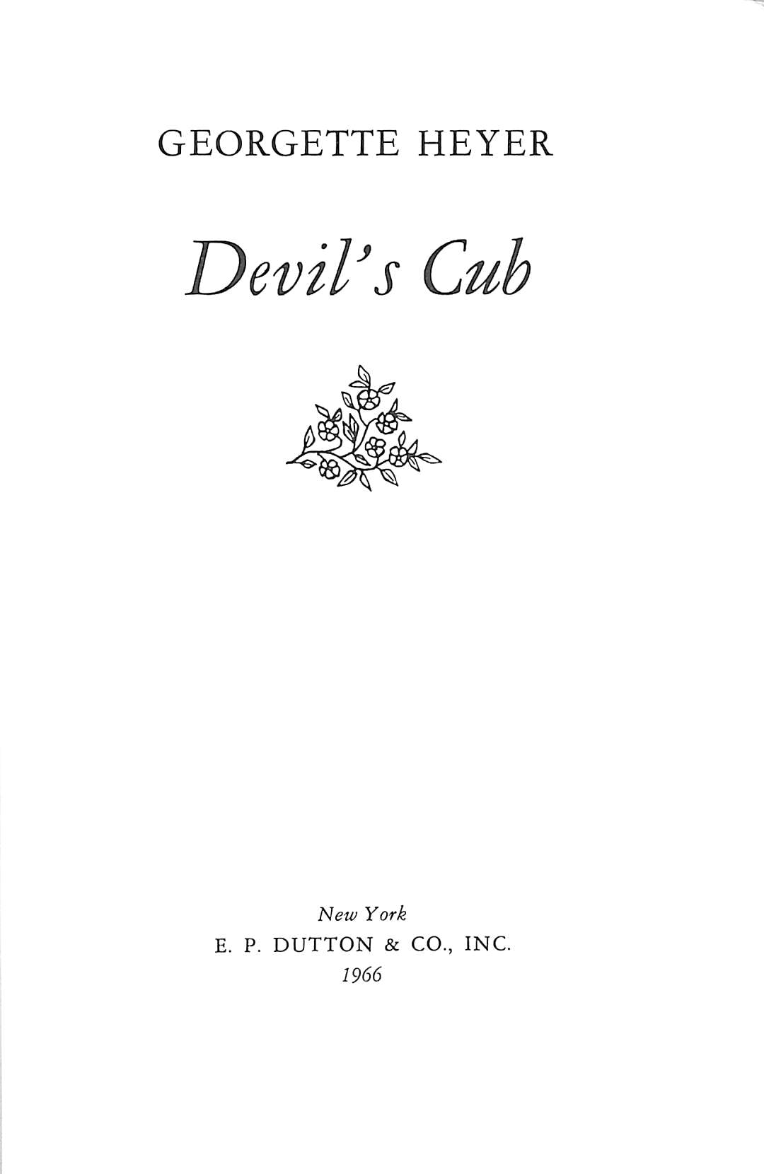 Devil's Cub By Georgette Heyer - Vintage Regency Romance Novel - Very Good Condition