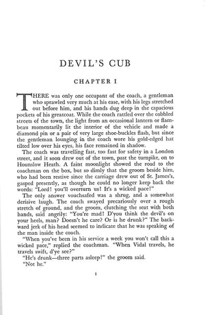 "Devil's Cub" 1966 HEYER, Georgette