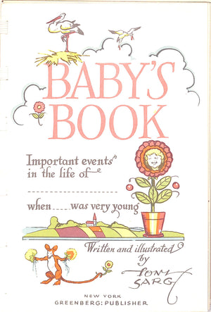 "Baby's Book" 1943 SARG, Tony