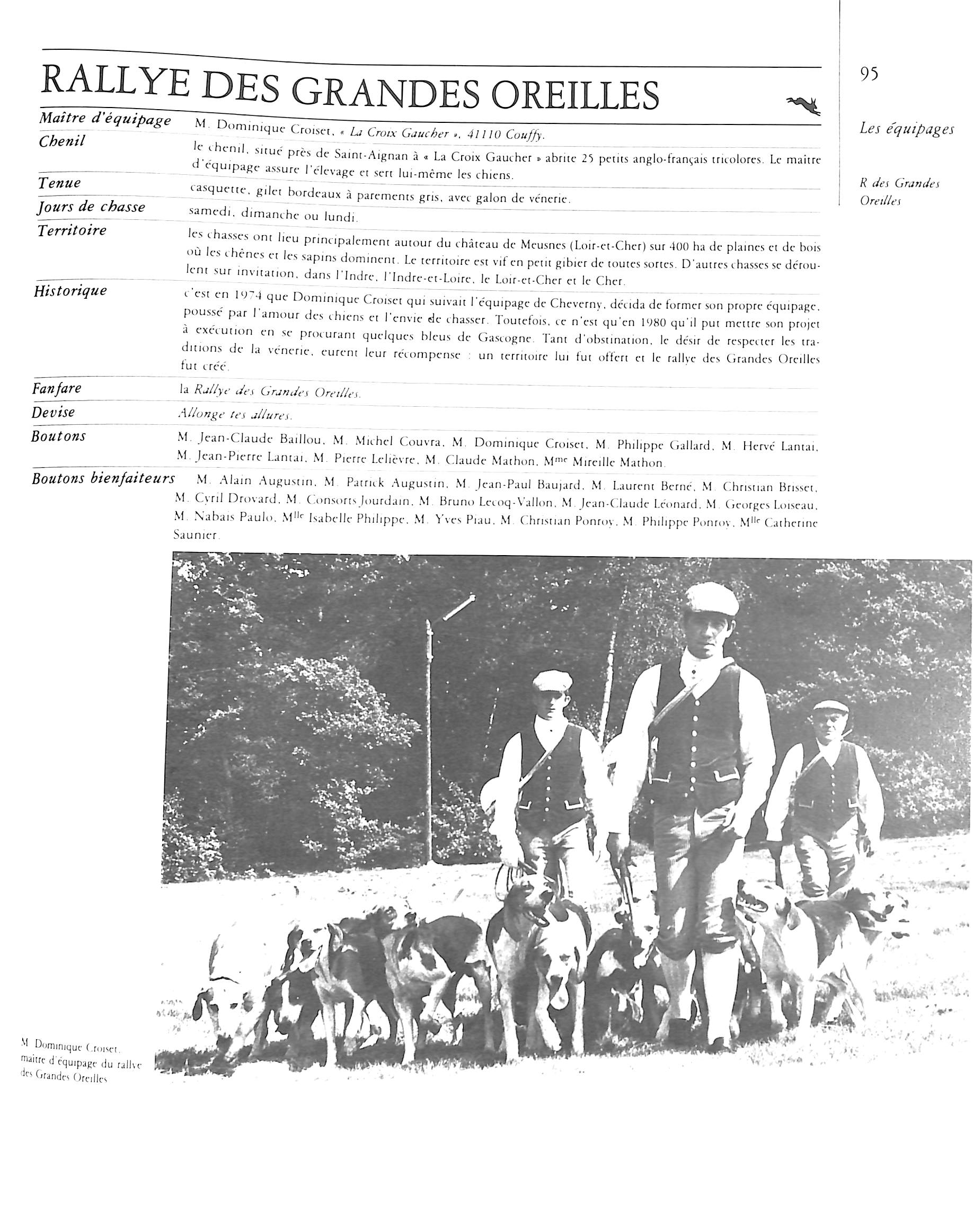 "Venerie Aujourd'hui" 1982 BOUESSEE, Joel