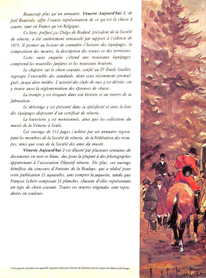 "Venerie Aujourd'hui" 1982 BOUESSEE, Joel