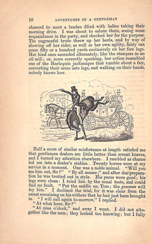 "Adventures Of A Gentleman In Search Of A Horse" 1861