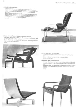 "Contemporary Furniture: An International Review Of Modern Furniture 1950 To The Present" 1982 SEMBACH, Klaus-Jurgen [edited by]