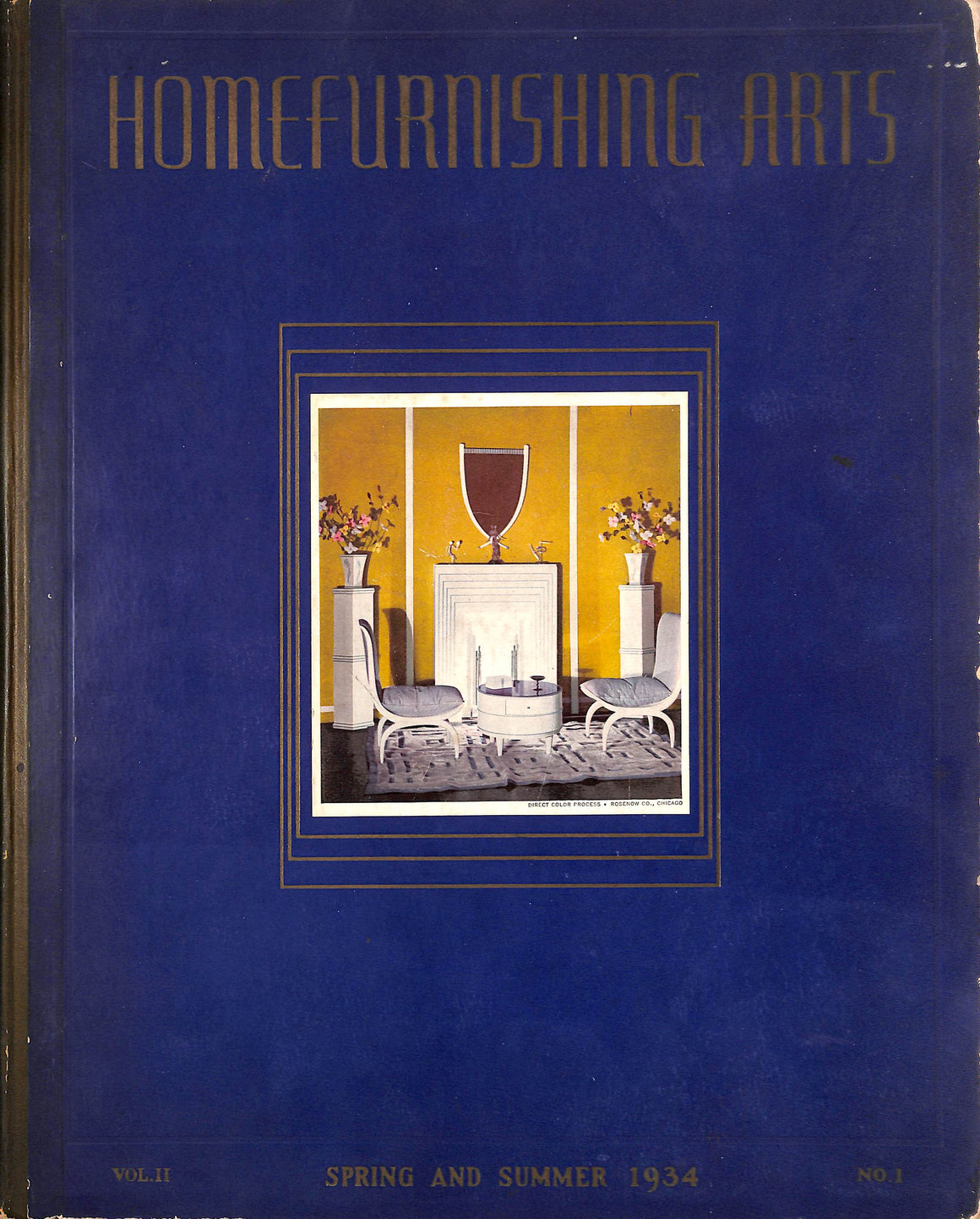 Homefurnishing Arts: Spring And Summer 1934