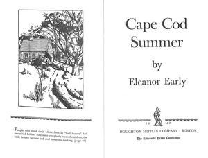 "Cape Cod Summer" 1949 EARLY, Eleanor