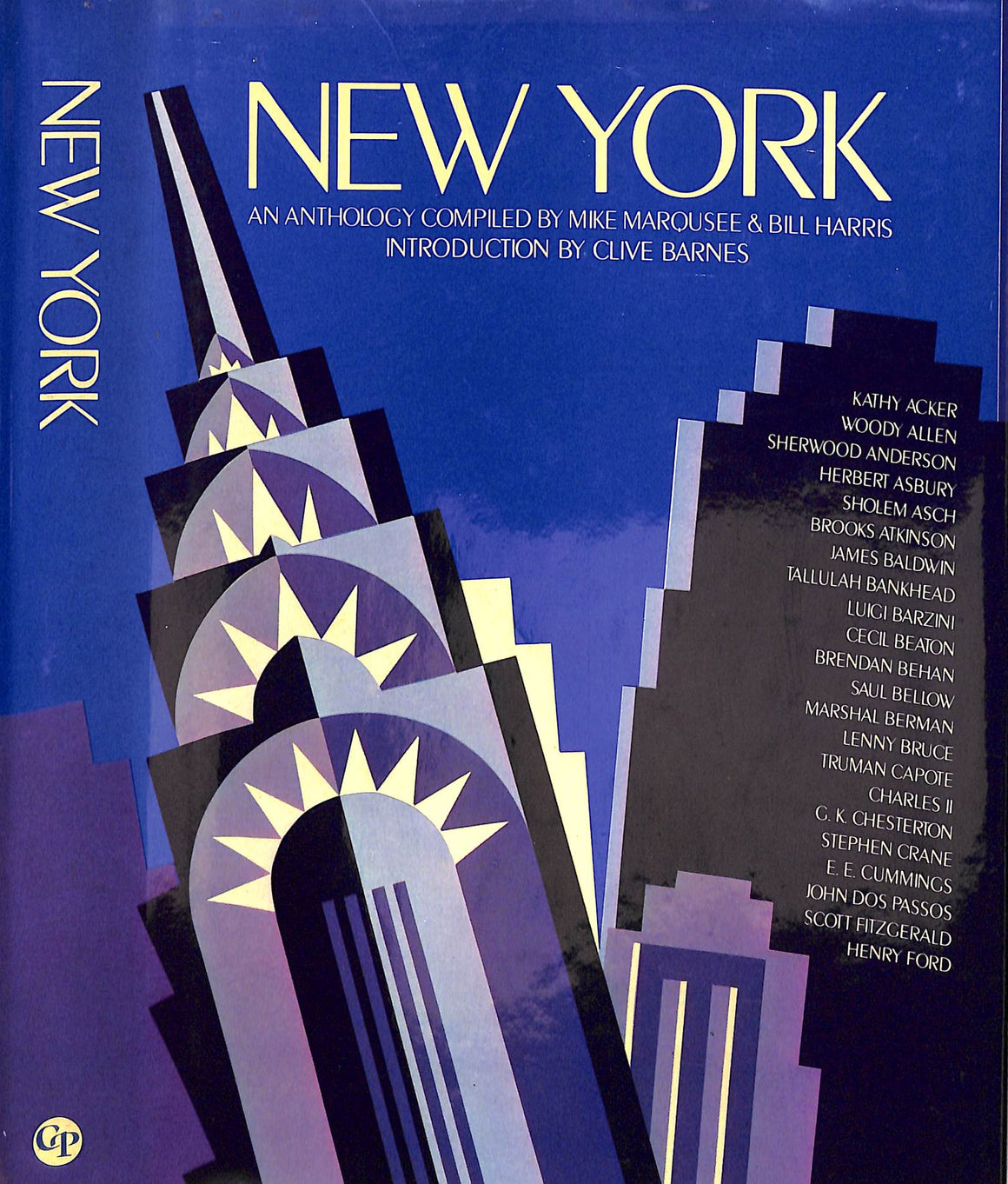"New York An Anthology" 1985 MARQUSEE, Mike & HARRIS, Bill
