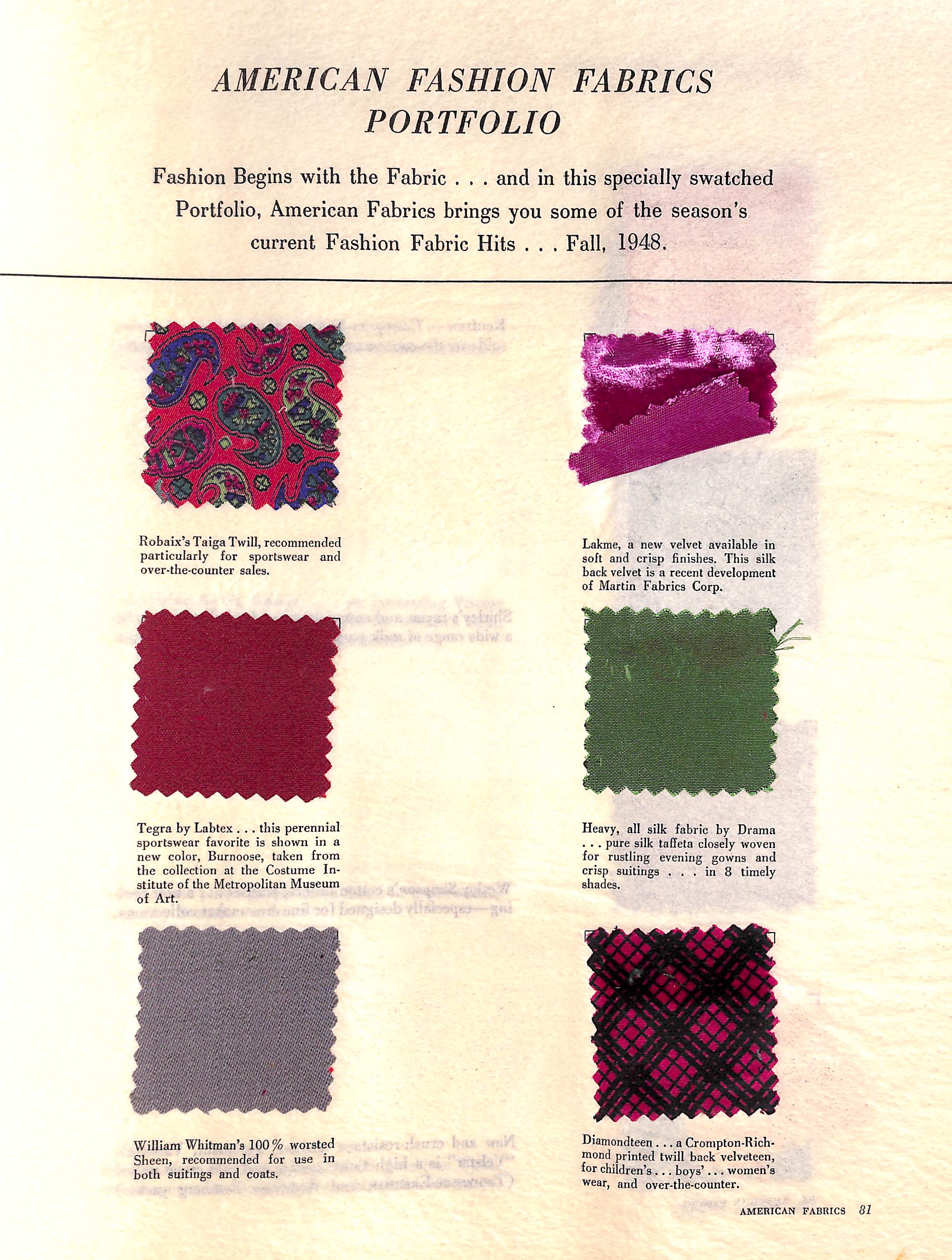 American Fabrics Number Seven 3rd Quarter 1948