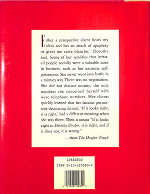 "The High Life & High Style Of Dorothy Draper" 1988 VARNEY, Carleton