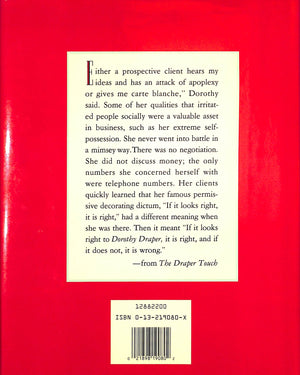 "The High Life & High Style Of Dorothy Draper" 1988 VARNEY, Carleton