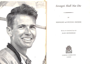"Serengeti Shall Not Die" 1960 GRZIMEK, Bernhard and Michael