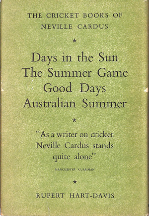 "Good Days: A Book Of Cricket" 1949 CARDUS, Neville