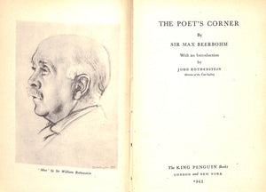 "The Poets' Corner" 1943 BEERBOHM, Max
