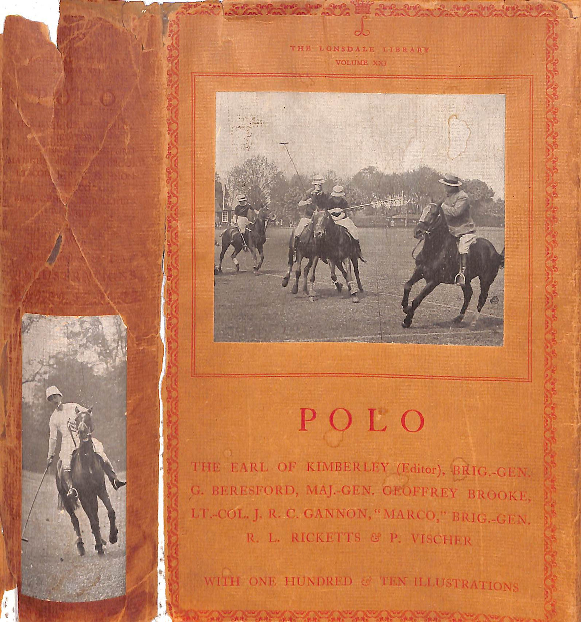 "Polo The Lonsdale Library Vol XXI" 1936 The Earl of Kimberley [editor]
