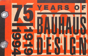 Knoll Celebrates 75 Years Of Bauhaus Design 1919-1994