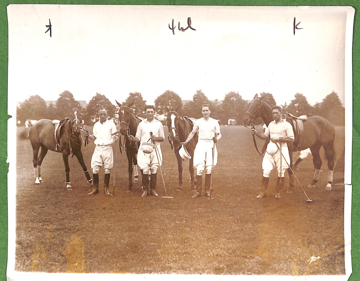 "Members Of The Argentine Polo Team At The Meadowbrook Club" 9-11-28