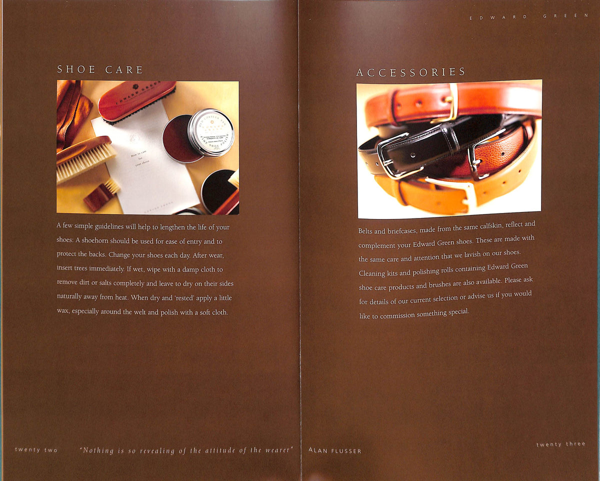 "Edward Green London Benchmade Shoe Catalogue"