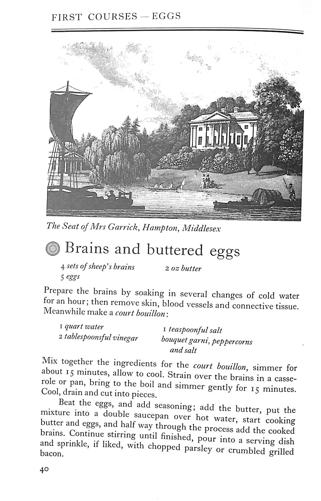 "English Country House Cooking: A Family Cookery Book" 1972 STANLEY, Fortune