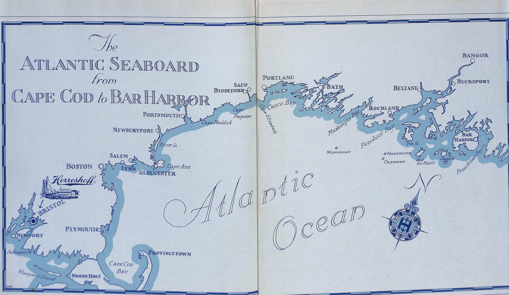 "Yachts By Herreshoff Designers And Builders Of Sailing and Power Craft" 1934