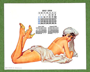"Esquire Girl Calendar" 1954 (New/ Old Stock)