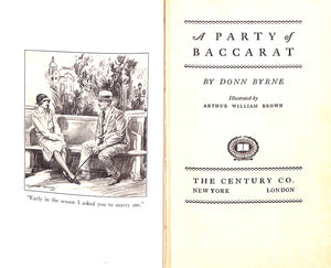 "A Party Of Baccarat" 1930 BYRNE, Donn
