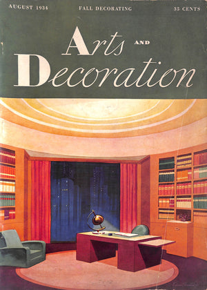 Arts And Decoration Fall Decorating August 1934