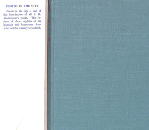 "Psmith In The City" 1950 WODEHOUSE, P.G.