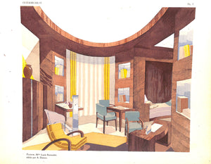 "Interieurs Au Salon Des Artistes Decorateurs" 1929 BOUCHET, Leon