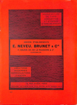 Art Et Decoration Revue Mensuelle D'Art Moderne Octobre 1933